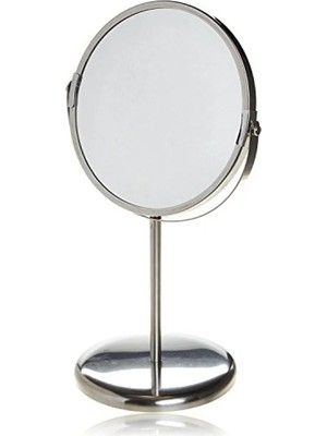 Calperia Çift Taraflı Büyütmeli Paslanmaz Çelik Kozmetik Aynası