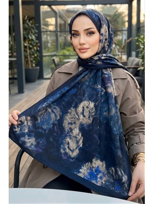 İmaj Butik Lacivert Ipekhan Seren Şal