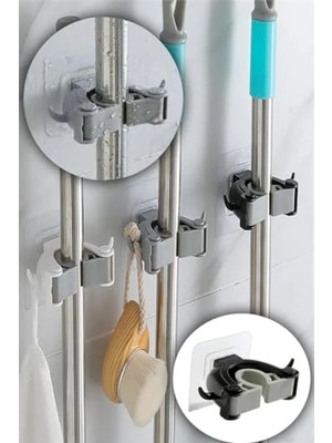 Calperia Üçlü Paspas ve Mop Askısı (Düzenleyici)