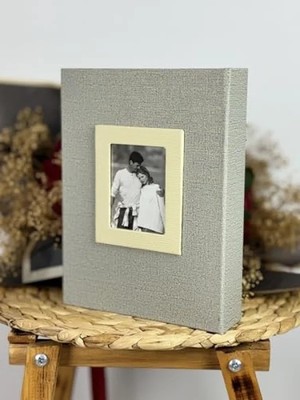 Calperia 10X15 cm Fotoğraf Kapasiteli Şık Koton Albüm