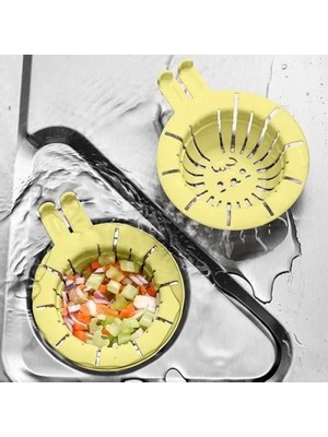 Calperia Mutfak Evyesi Süzgeci, Kolay Temizlenen Lavabo Süzgeci, 2'li