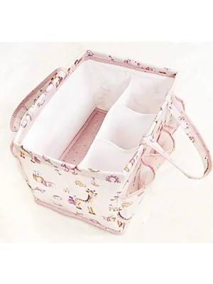 Calperia Pembe Renk Başucu Düzenleyici Bakım Çantası, Organizer