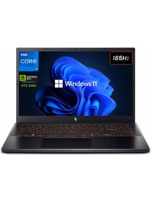 Acer Nitro V 15 ANV15-52-76BW I7-13620H 16 GB 512 GB SSD Windows 11 Pro Nvıdıa® RTX5060 15.6" Full Hd Gaming Laptop NH.QZ8EY.002CB1