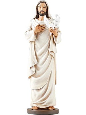 Tuba Toptaş Brands J0115 Receive The Holy Spirit Toscana Heykeli, 22,6 cm Yükseklik, Reçine