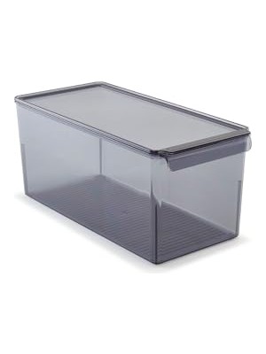 Kapaklı Küp Düzenleyici Şeffaf Siyah 165 * 355 * 160 mm M-E73-20-25