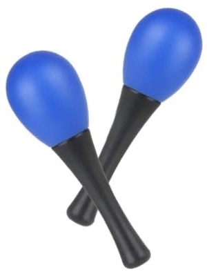 Midex ORF-MRC-06BL Örf Aletleri Mavi Marakas Plastik Maracas 2 Adet (Çift)