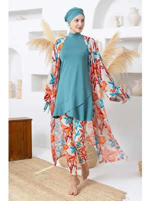 Maresiva Pareolu Likralı Tam Tesettür Mayo 62113