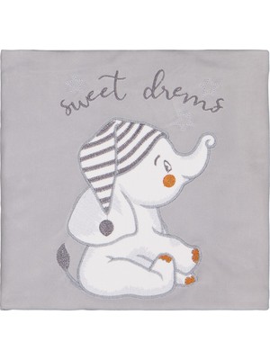 Albimini Filli Nakış Battaniye - Gri