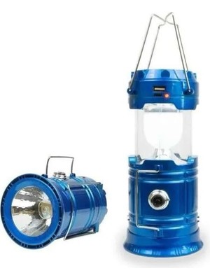 Kamp Lambası El Feneri Askılı Büyük Boy USB Şarjlı Işıldak