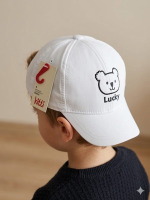 Benitto Kids Kitti 1-4 Yaş Lucky Nakışlı Erkek Çocuk Kep Şapka