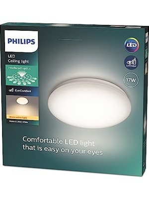 Philips CL200 Fonksiyonel Tavan Lambası 17W 2700K Sarı Işık Entegre LED