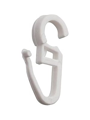 Rustik Perde Klipsi Perde Klipsi Perde Kancası 25 Adet Beyaz Renk