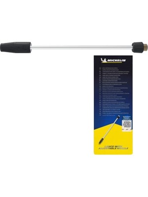 Michelin MPX47014 Basınçlı Yıkama Makinesi Tabancası Için Pirinç Alaşımlı Mızrak ve Basınç Ayarlı Su Püskürtme Başlığı