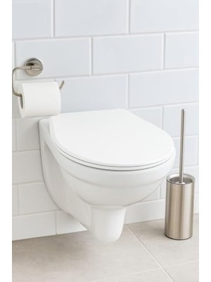 Plastik Akdeniz Soft Klozet Kapağı – Dayanıklı, Hijyenik, Kolay Montajlı, Standart Ölçü (44X35 Cm)