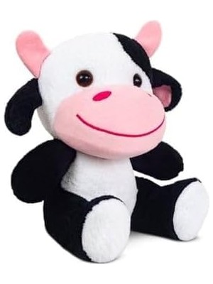 Ofis Hediyesi Maymun 20-25 cm Figürlü Pelüş Ayıcık, 20 cm Teddy Bear,sevgiliye Hediye,ayı Teddy,peluş Ayıcık,plush Toys, (Inek)
