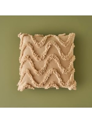 Bella Maison Nate Dekoratif Yastık, Bej, 43 x 43