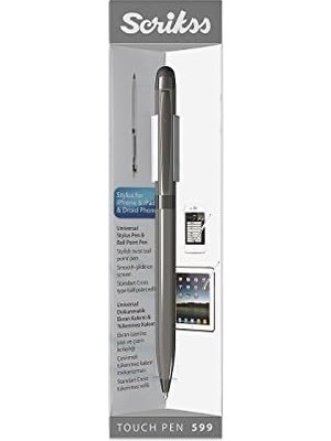 Tuba Toptaş Pen 599 Stylus Tükenmez Kalem Titanyum