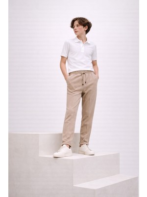 Mini Kanka Erkek Çocuk Beli Lastikli Kumaş Pantolon – Bağcıklı, Rahat Kesim, Günlük & Şık Kullanım