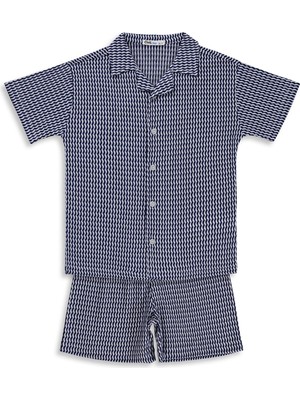 Civil Boys Dalgalı Çizgili 6-9 Yaş Takım - Lacivert