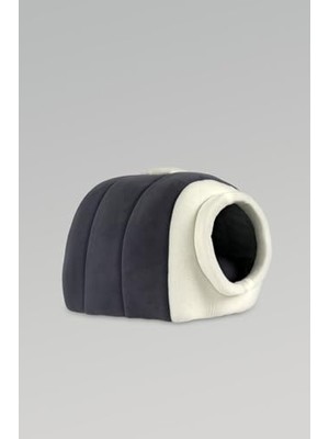 Taşınabilir Kedi Yatağı Yuvası Yıkanabilir Taşınabilir, Gri, Tek Ebat