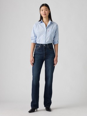 Levi's Ribcage Kadın Lacivert Jean Kot Pantolon 001TG-0005