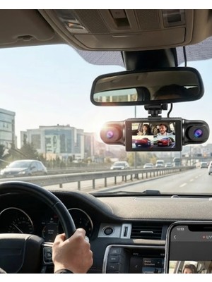 Store Mania Ieg™ 1080P Araç Kamerası Mobil Uygulama Bağlantılı G Sensörlü Güvenlik Sistemi