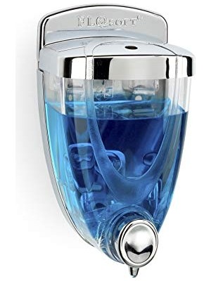 F017 Flosoft Sıvı Sabunluk, 350 Ml, Krom