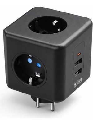 Ev ve Ofis Kullanımı Için Akım Korumalı USB Girişli Priz