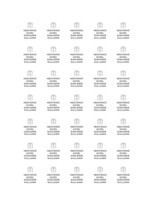 Tuba Toptaş Paketlemeye Özel 525 Adet Sticker, Hediyenizi Güzel Günlerde Kullanın