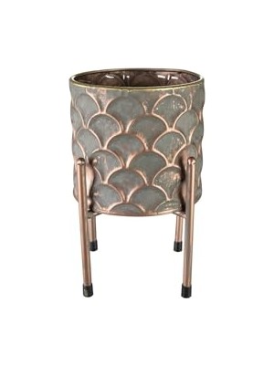 Lauri Lila Metal Saksı