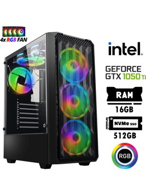 Xaser Nano X10 I3 13100F 16GB Ram 512GB M.2 Nvme SSD 4gb Gtx 1050TI Oyuncu Hazır Tavsiye Sistem