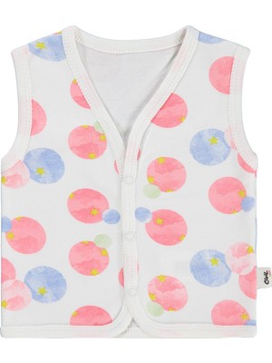 Civil Baby Suluboya Empirme 3-18 Ay Yelek - Ekru