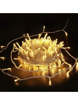 10 Metre Gün Işığı Fişli LED Işık Zinciri – 220V Enerjili Dekoratif Aydınlatma, Çam Ağacı, Balkon, Oda ve Yılbaşı Süslemeleri Için Enerji Tasarruflu Sıcak Sarı Işık          [enerji Sınıfı A+]