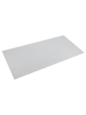 Premium Serisi Banyo - Küvet Içi Kaydırmaz Vantuzlu Hasır Desenli Diktördgen Paspas 68,5 x 35,5 Cm, Beyaz