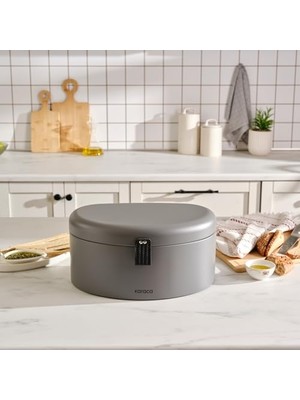 Karaca Mensa Ekmek Kutusu Gri