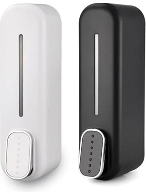 350 ml Kapasiteli Manuel Sıvı Sabunluk Basmalı Model Duvara Monte Şık Tasarım Sabunluk Manuel 1450