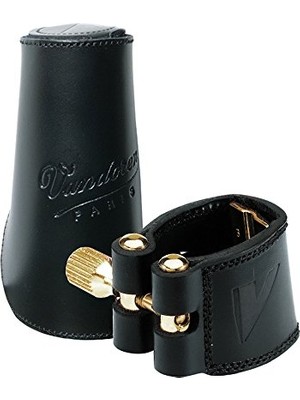 LC27L Deri Ligatür ve Deri Kapak, Alto Sax Için 3 Değiştirilebilir Basınç Plakalı