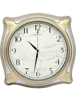 BL-1056 Serisi Klasik Kadran Sessiz Akar 30 cm Duvar Saati Gold-Gri
