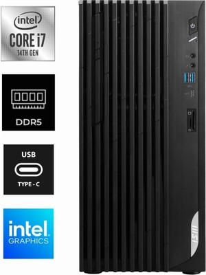MSI Msı Pro DP180 I7-14700K 14A-878EU-K0122 96GB 2tb UHD Graphics 730 W11HOME Masaüstü Bilgisayar