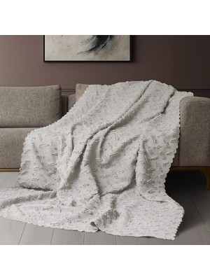 Latuda Home Ponela Koltuk Örtüsü Kaymaz Bohem Punch Kabartmalı 110X175 cm 2 Adet ( Berjer ) Kaymaz, Kil