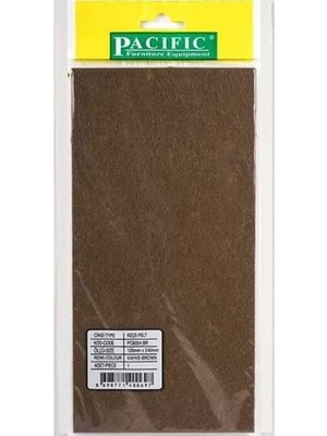 Nsp Masa Sandalye Keçe Kahverengi Kare 120*240MM