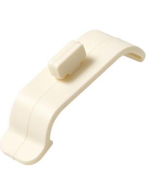 Stor Perde Alt Sabitleyici Aparat, (20 Adet) Rüzgârda Sallanmayı Önleyen Bej Renk, Kolay Montajlı Sağlam Plastik Tutucu