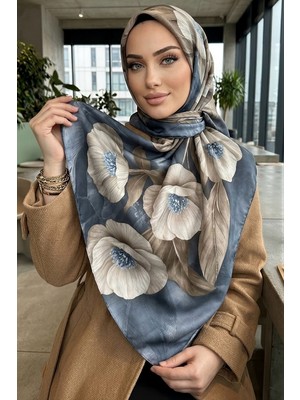 İmaj Butik Füme Desenli Soft Şal