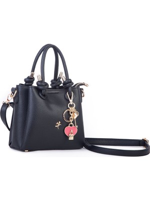 Vera Nas Bag Kadın Charmlı Mini El ve Çapraz Çanta