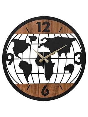 41 cm Metal Malzeme Akarsaniye Sessiz Mekanizma Dekoratif Duvar Saati