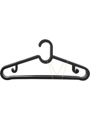 Tuba Toptaş 10 Adet Dolap Içi Elbise Askısı,pantolon,gömlek,ceket,etek Askısı,gardrop Için Slim Plastik Askı (10 Adet)