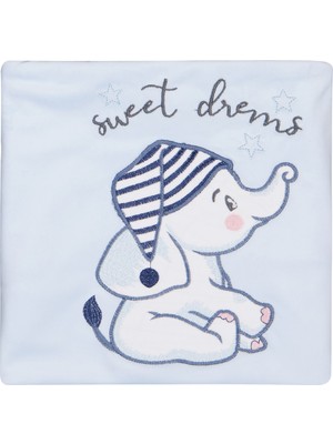 Albimini Filli Nakış Battaniye - Mavi