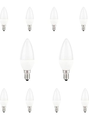 Uzlıght 7W 6500K Beyaz Işık E14 Duy LED Mum Ampul          [enerji Sınıfı A]