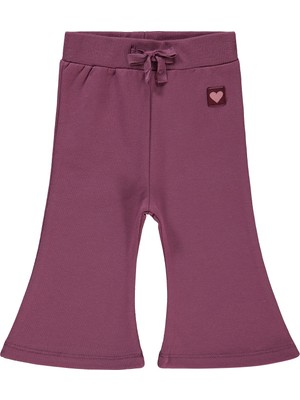 Civil Baby Civil Basic Kalp Etiketli Ispanyol Paça 6-18 Ay Eşofman Altı - Lila