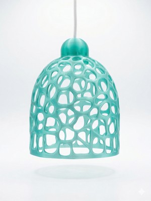 Mint Yeşili Bohem Sarkıt Lamba, Dekoratif Salon ve Yatak Odası Avizesi